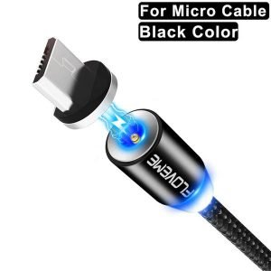 1 m  magnet laddare för micro-usb
