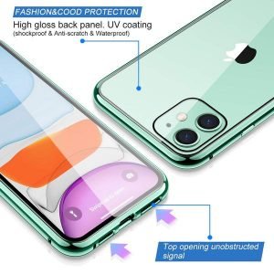 Top kvalitet magnet fodral för din iphone 11|grön
