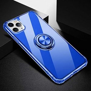 tunn fodral med ring för iphone 12pro|blå
