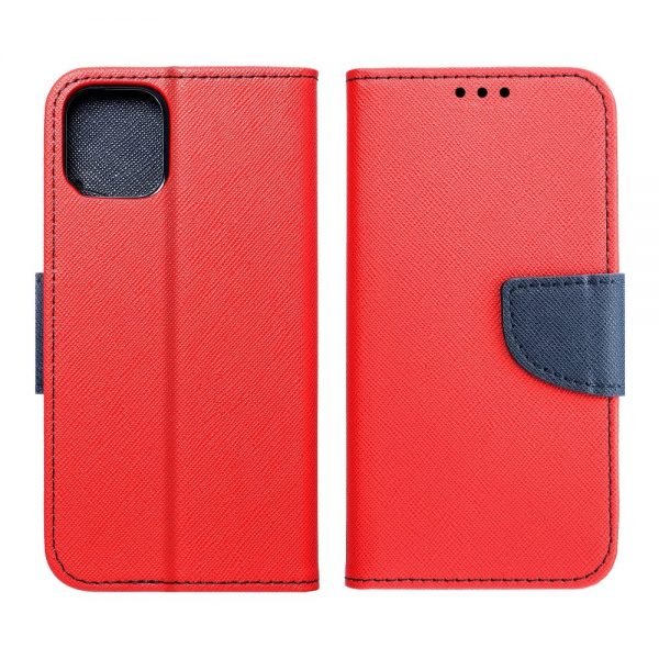 Fancy Book case for IPHONE 12 / 12 PRO röd - Image 6