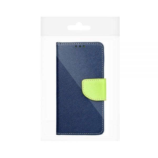 Fancy Book case for IPHONE 12 / 12 PRO navy/lime - Image 2