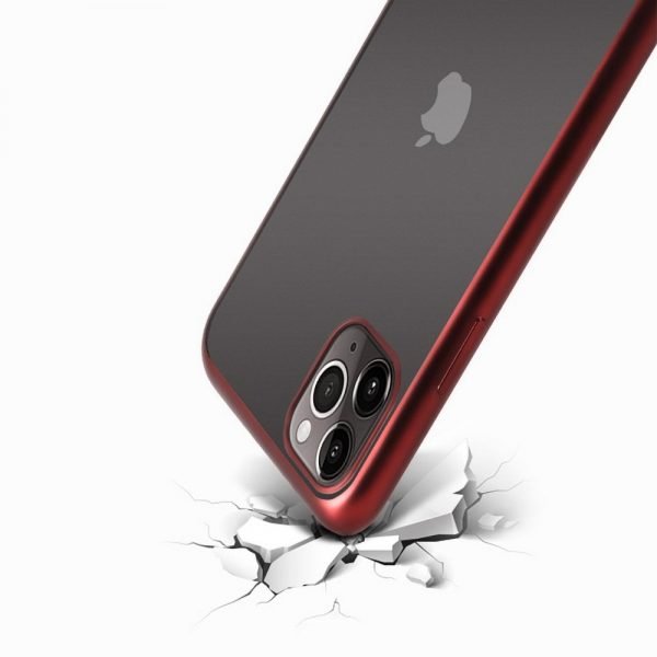 Forcell NEW ELECTRO MATT-fodral till IPHONE 12 PRO MAX röd - Image 5