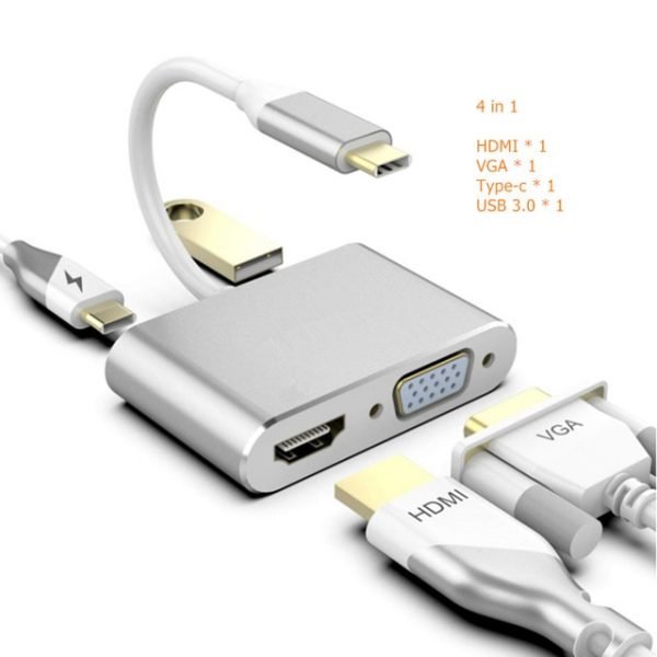 USB- C to HDMI 4K VGA USB C 3.0 Hub - Image 8