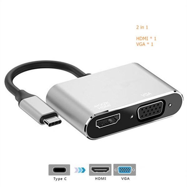 USB- C to HDMI 4K VGA USB C 3.0 Hub - Image 9