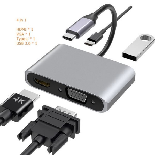 USB- C to HDMI 4K VGA USB C 3.0 Hub - Image 6