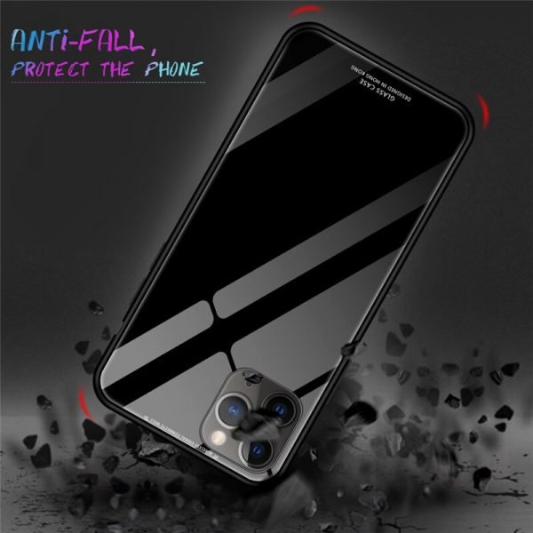 GLASfodral till IPHONE 12 PRO MAX svart - Image 2