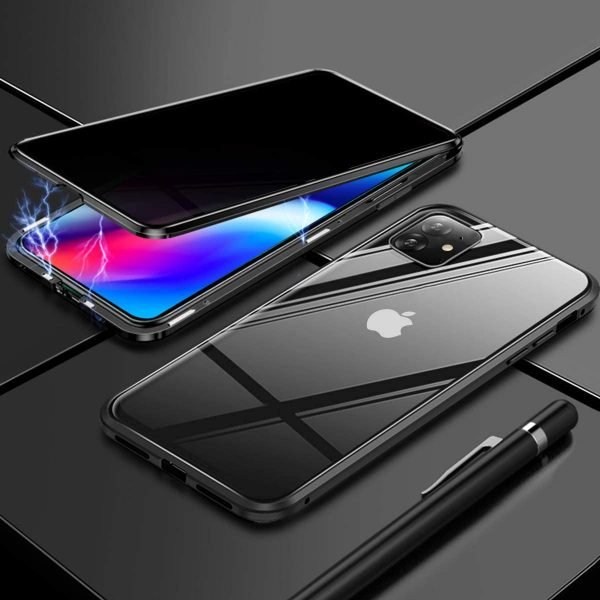 Sekretess magnetfodral till iPhone 11  |silver - Image 6