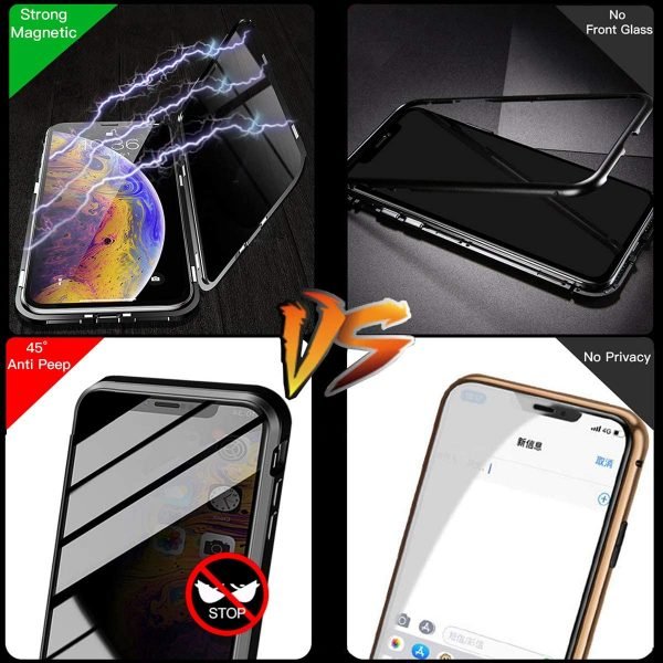 Sekretess magnetfodral till iPhone 11  |silver - Image 4