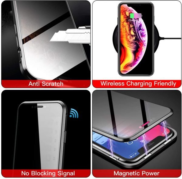 Sekretess magnetfodral till iPhone 11  |silver - Image 7