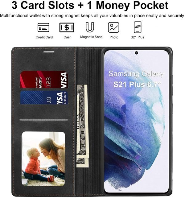 CaseMe 013 för iphone 7/8 plus  Plånboksfodral|svart - Image 6