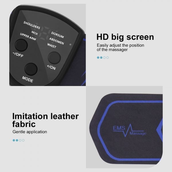 USB-laddning elektrisk halsmassager - Image 2