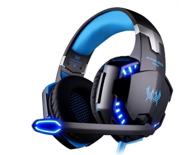 Spelheadset med mikrofon + spelmus orange - Image 7