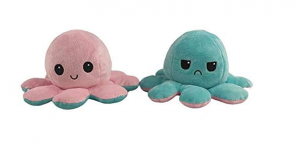 The Original Reversible Octopus Plushie svart