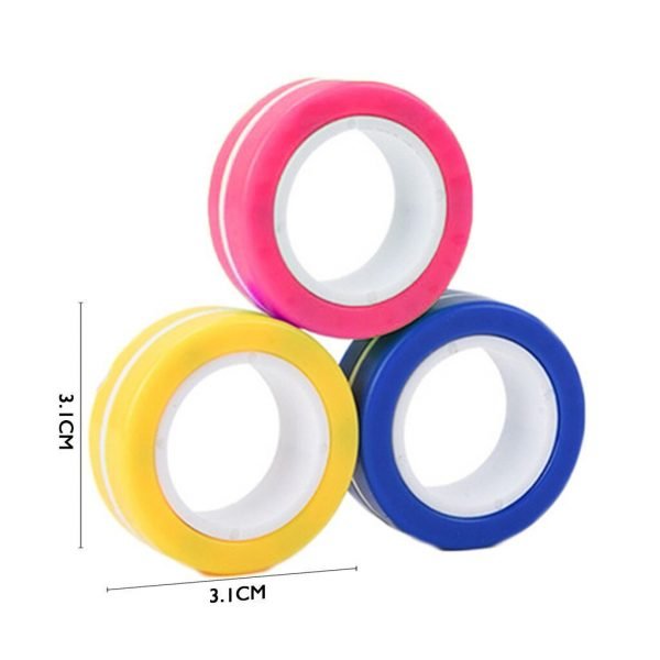 (3-Pack)Magnetkulor Fidget Toys rosa - Image 3