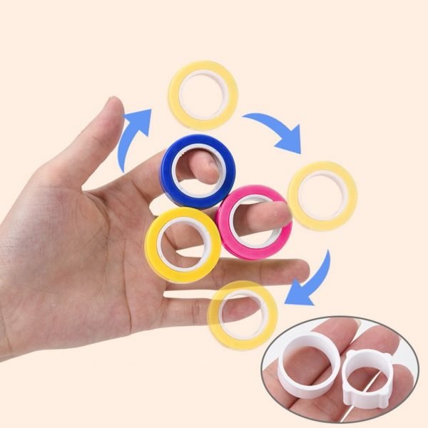 (3-Pack)Magnetkulor Fidget Toys rosa - Image 5