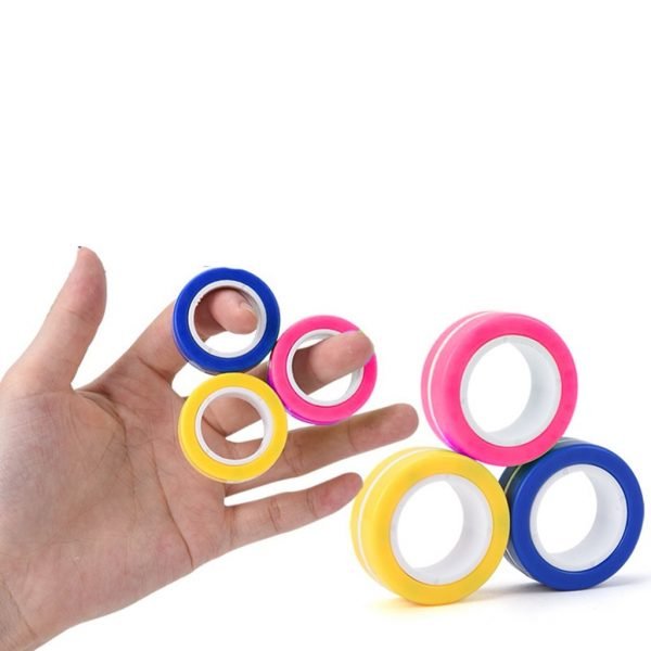 (3-Pack)Magnetkulor Fidget Toys rosa - Image 6