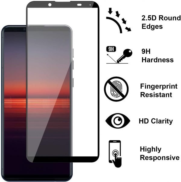 [2-pack] Härdat glas för Sony Xperia 5 II skärmskydd - Image 3