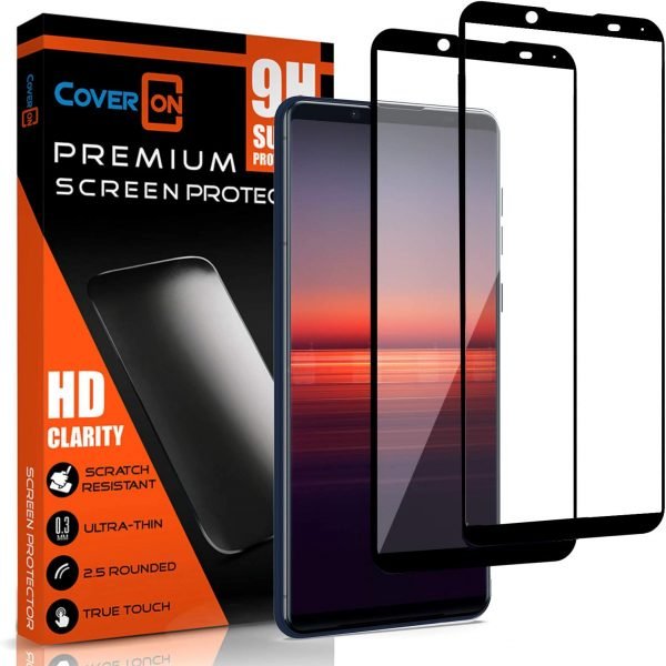 [2-pack] Härdat glas för Sony Xperia 5 II skärmskydd
