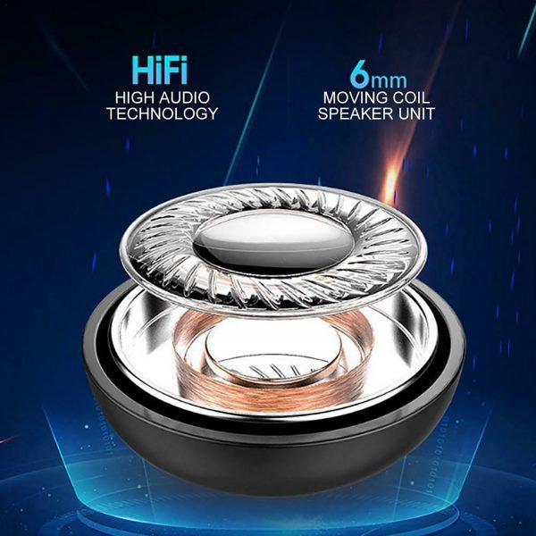 Xg8-tws Bluetooth-hörlurar med lång batteritid svart - Image 4