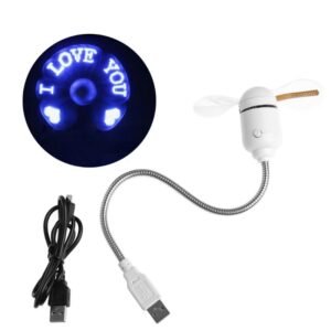 USB  fläktkylning med USB LED-lampa