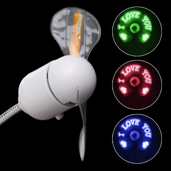 USB  fläktkylning med USB LED-lampa - Image 6