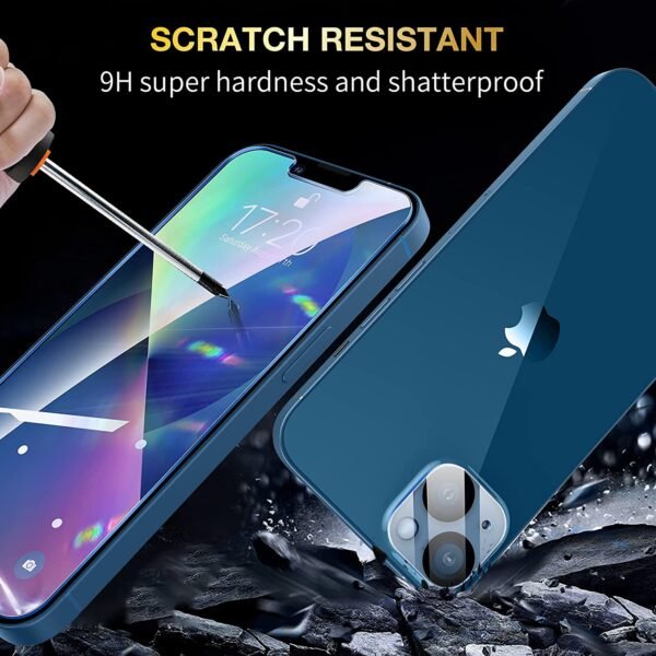 [3+3] 3-pack skärmskydd och kameraskydd för iphone 13 pro max - Image 4