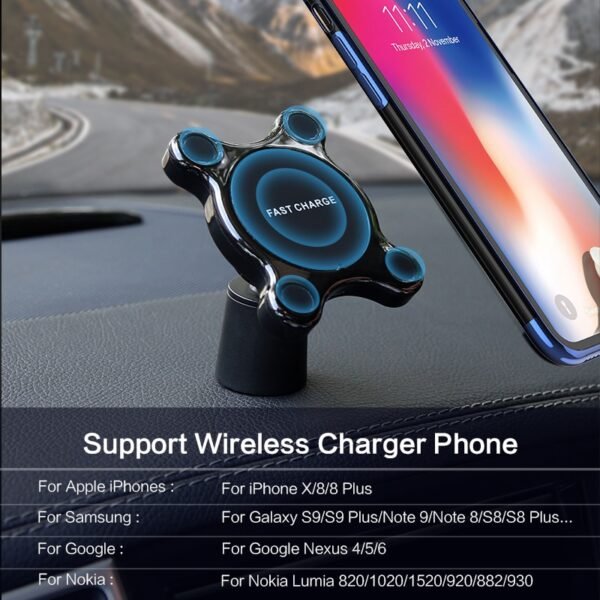 snabb trådlös billadare för mobilen - Image 5
