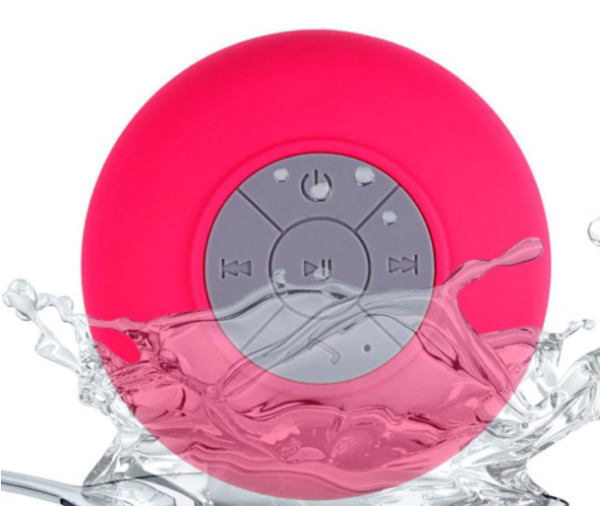 vattentäta Bluetooth  duschhögtalare |röd
