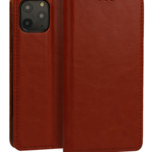 äkta italienskt läder för iphone 11 pro max brun