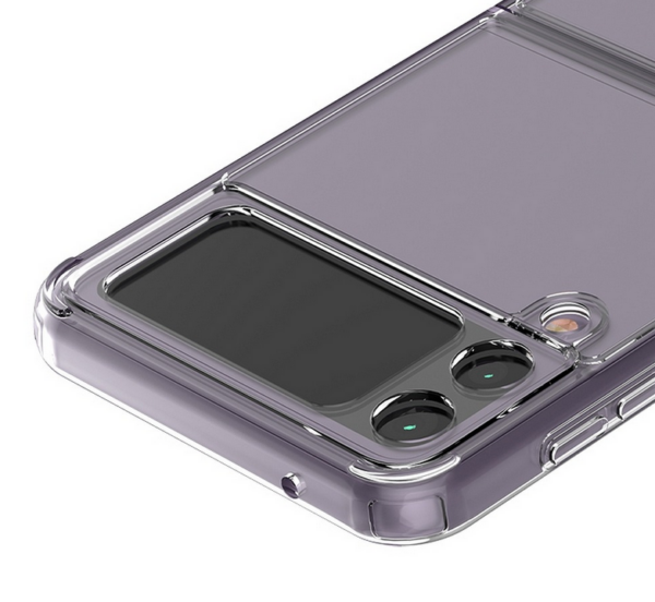 transparent fodral till SAMSUNG Galaxy Z Flip 3 svart - Image 3