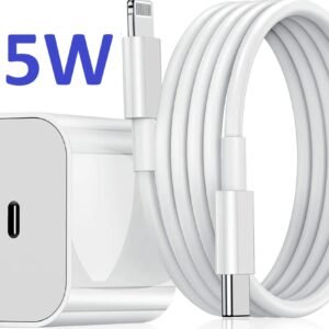 25W snabbladdare laddare med 2m  kabel