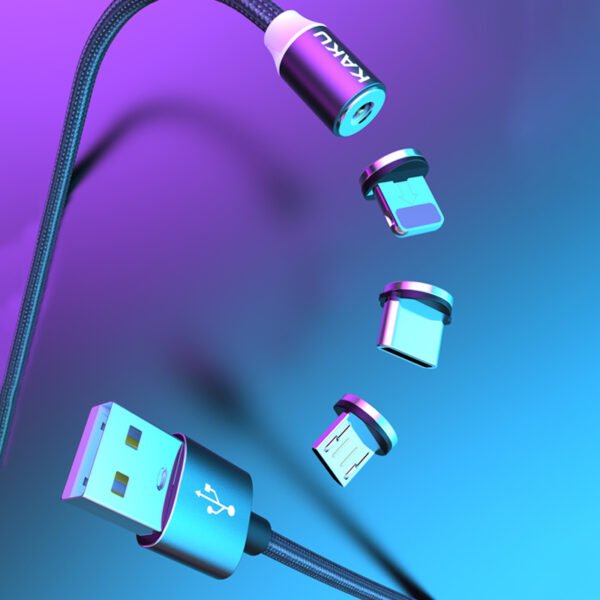 usb-c magnet laddare svart - Image 4