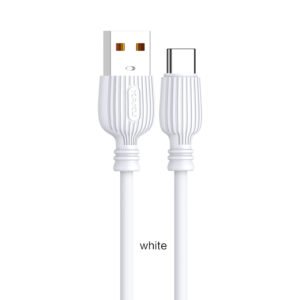 2 st super kvalitet 1m usb-c laddarekabel vit