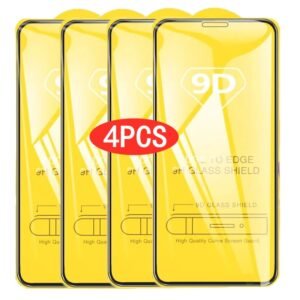 4 st heltäckande skärmsydd för iphone 11/Xr