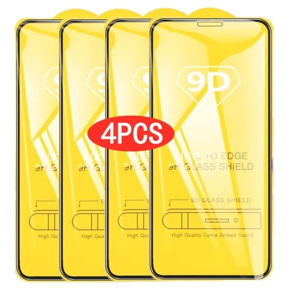 4 st heltäckande skärmsydd för iphone 11/Xr