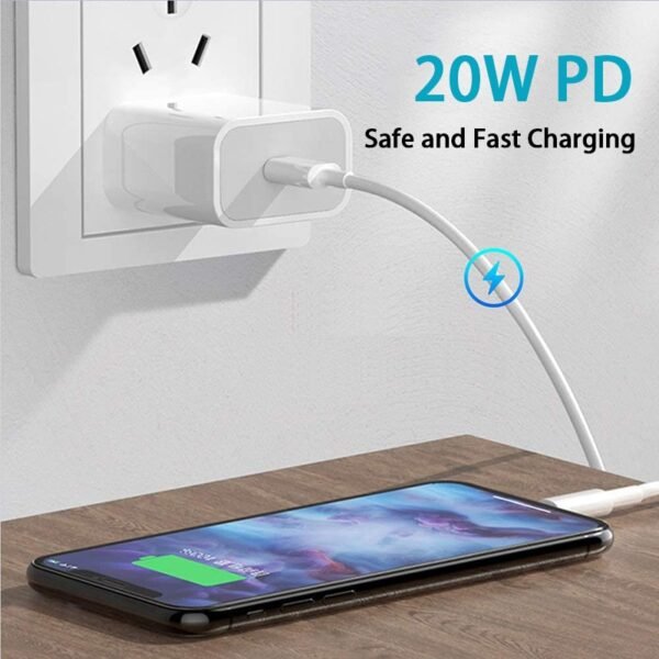 2 st iphone 15/16 laddare med 2 m kabel - Image 3