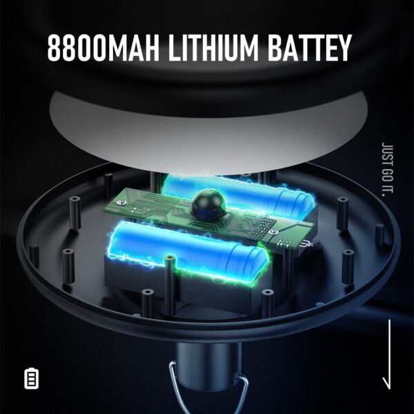 Utomhusljus Solpanel 112 LED 8800 mAh - Image 6