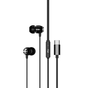 XO trådbundna hörlurar EP25 USB-C svart