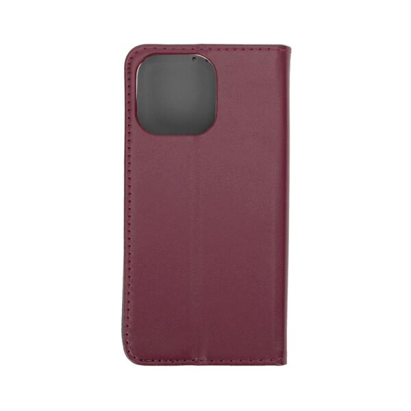 Smart magnetfodral för iPhone 13 Pro  vinröd - Image 7