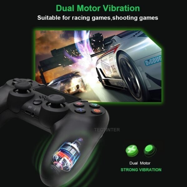 Trådlös Bluetooth Gamepad för PS4 - Image 3