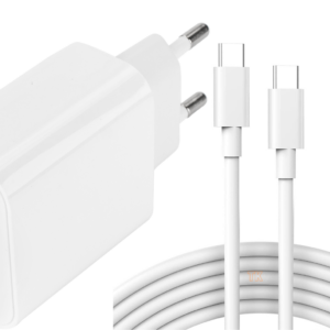 Samsung  20W laddare med kabel vit