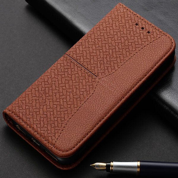 Cafe iphone 14 plus mobilfodral brun