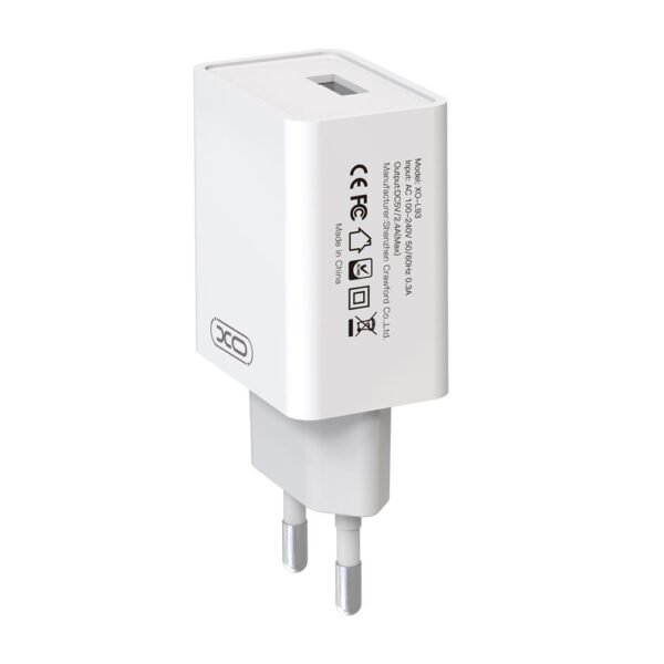 XO L93 USB VÄGGLADDARE MED LIGTHINGUSB KABEL - Image 2