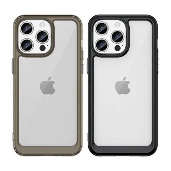 Baksilikon fodral  för iPhone 15 Plus blå - Image 2