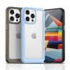 Baksilikon fodral  för iPhone 15 blå - Image 4