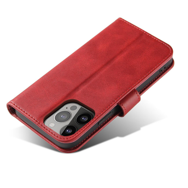 Smart Magnetic Elegance iPhone 15 Pro röd - Image 5