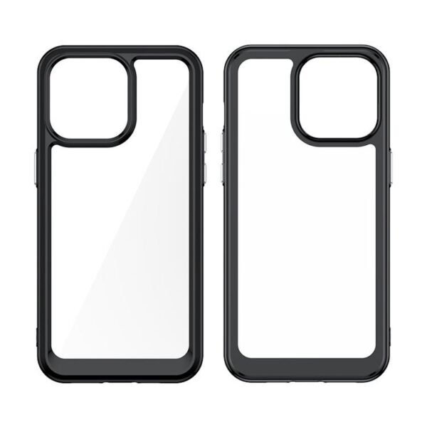 Baksilikon fodral  för iPhone 15 Plus blå - Image 7