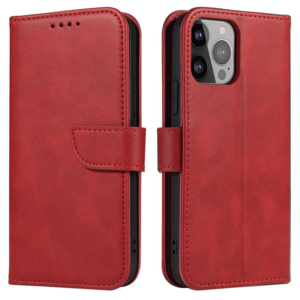 Smart Magnetic Elegance iPhone 15 Plus röd