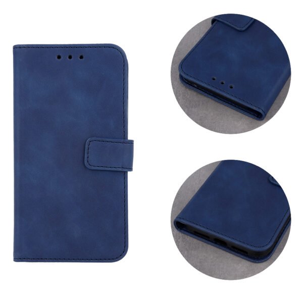 Smart Velvet-fodral för iPhone 14 plus 6,7" blå - Image 7