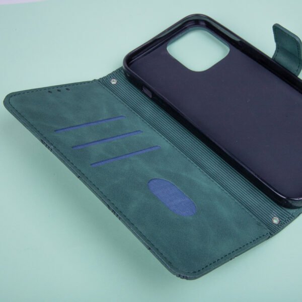 Smart Trendigt Porto fodral för iPhone 14 pro max 6,7" grön - Image 7